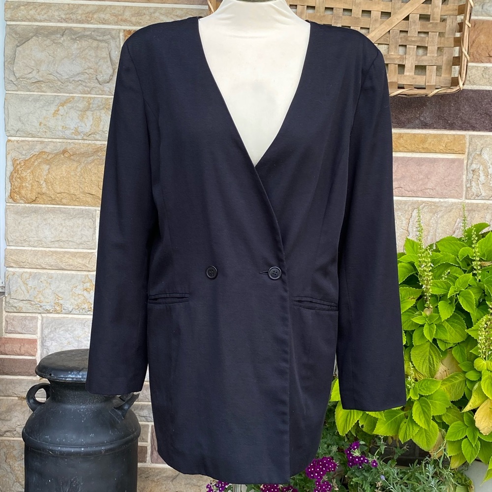 Vintage Together Lace Back Blazer